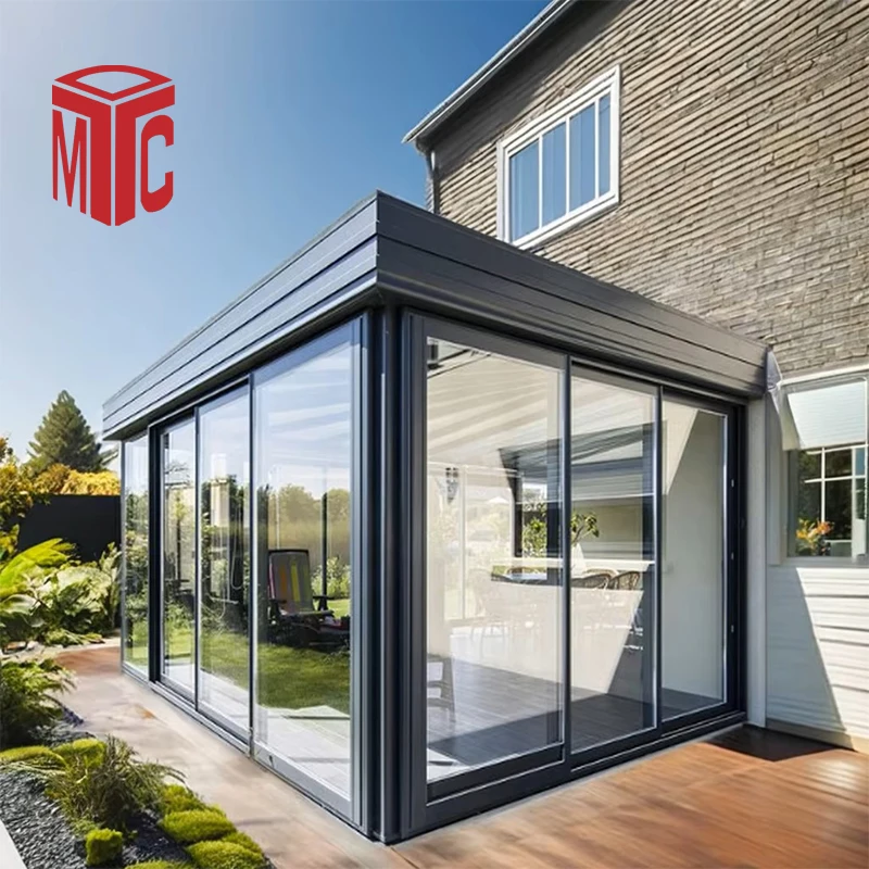 Glass House Winter Garden Sunroom Prefabricated Pergola Winter Garden Aluminum Aluminium Winter Gardens And Glass Houses Kit