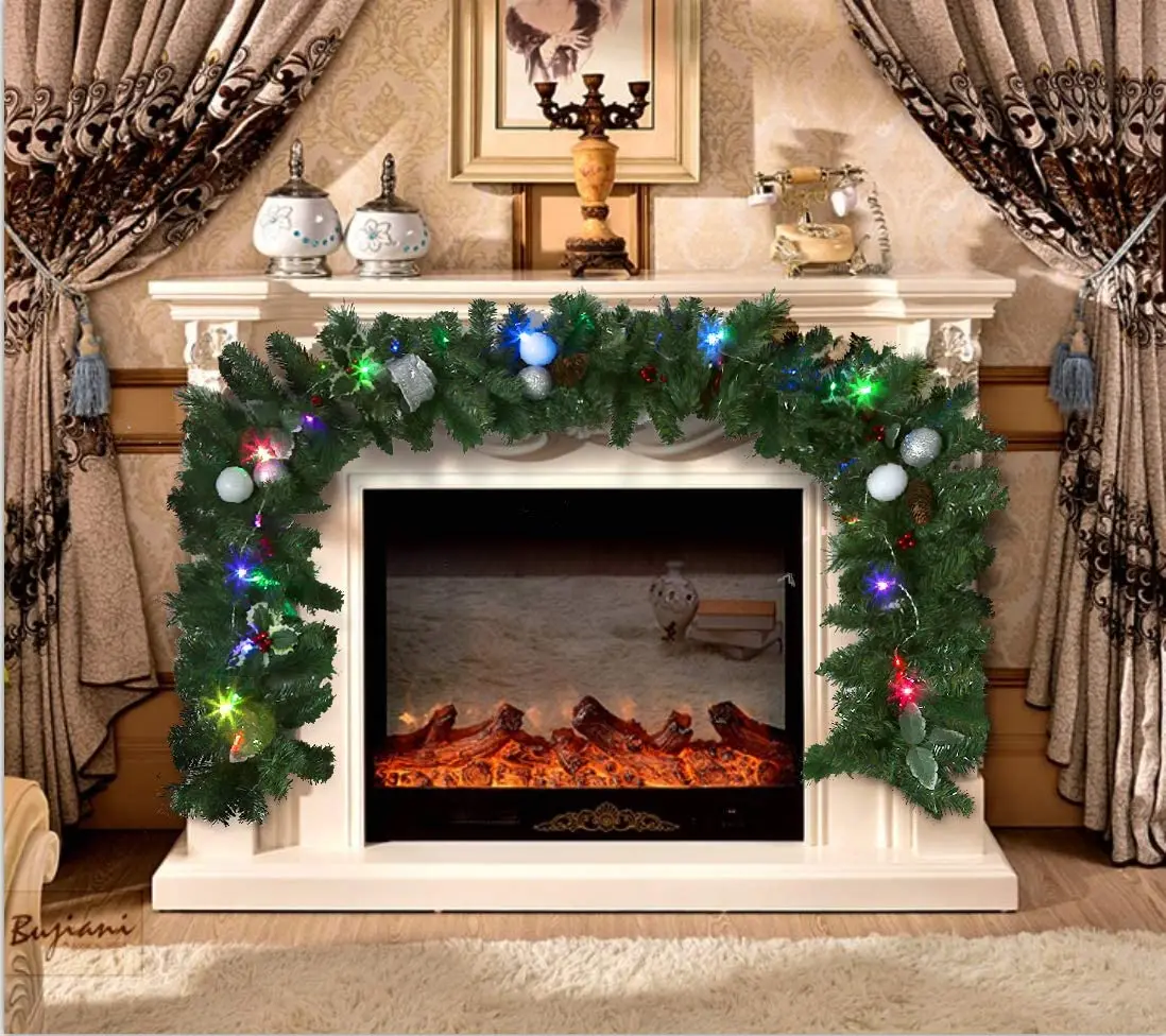 High Quality Christmas Tree Garland Christmas Ornaments Garland Decorative Lights Christmas