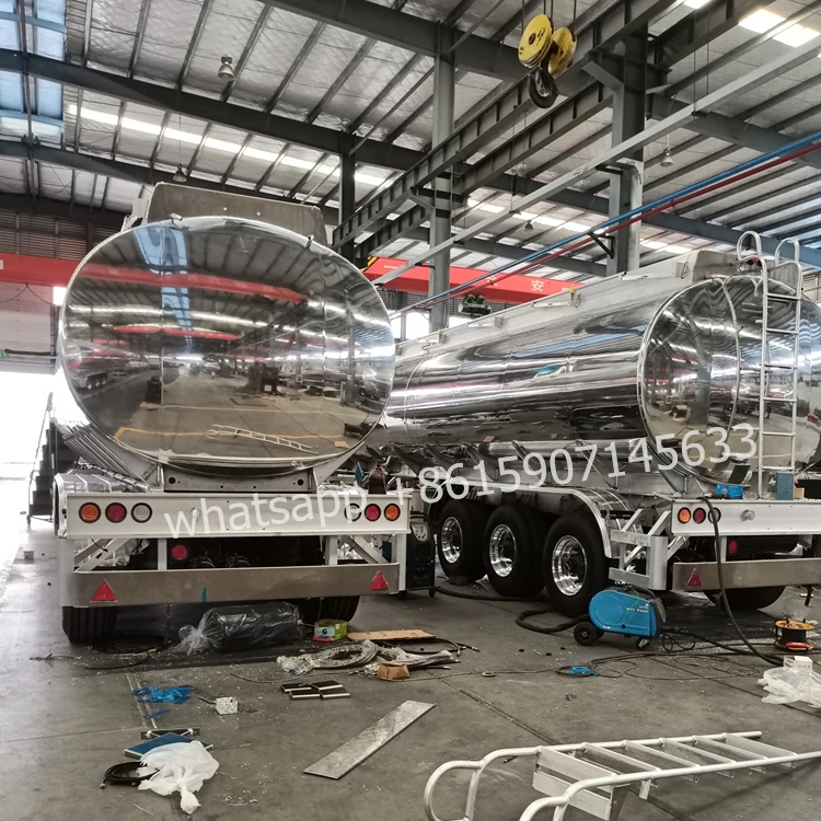 38000liters 42000liters 43000liters Aluminum Fuel Tank Truck Semi Trailer manufacture