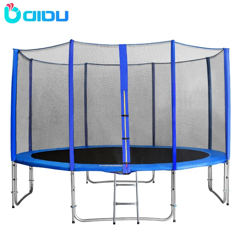 13ft China Factory Supply Unisex Large Outdoor Jumping Bed Trampoline Customized Multi-Color Pp And Pvc