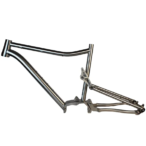 Титановая рама для электровелосипеда Bafang M600, титановая подвесная рама для велосипеда bafang M600, титановая рама для электровелосипеда M600