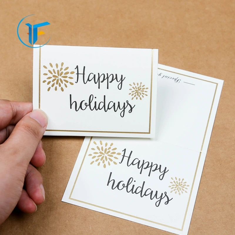 Kraft Paper Thank You Card for Business with Custom Logo