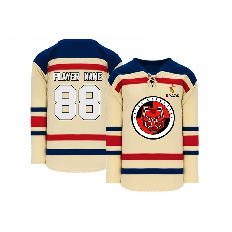 Hot Sale Custom Designed Unisex Hockey Jerseys Tackle Twill Sublimation Ice Hockey Uniform for Adults