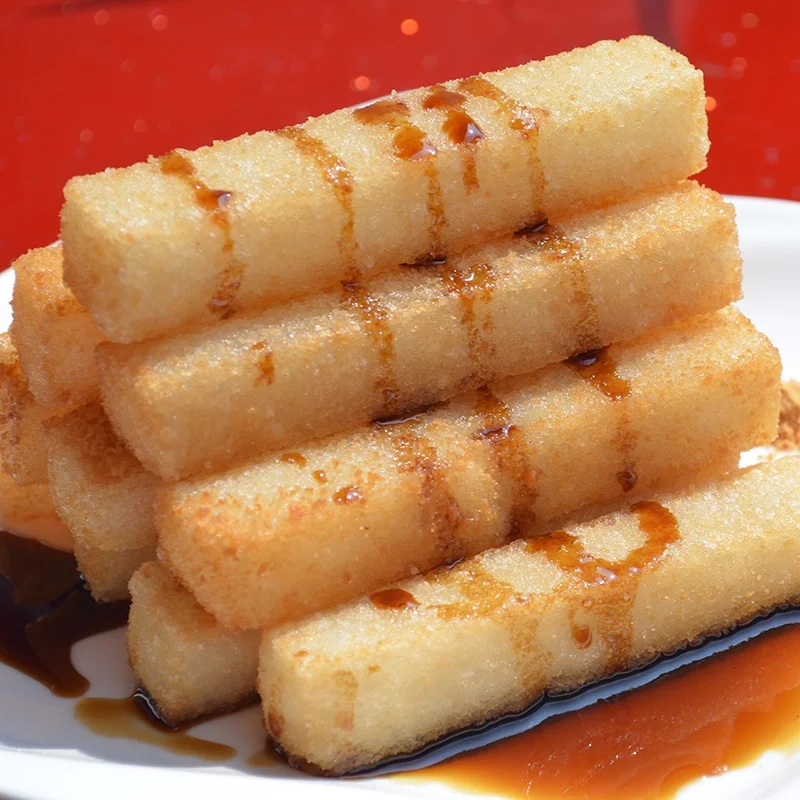 Сладкая закуска из клейкого рисового торта