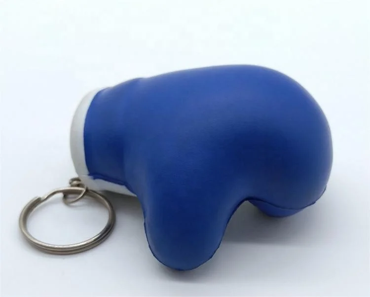 PU Foam Gloves Keychain New Stress Ball Cotton Pendant Gifts Extrusion Vent Pressure Ball Wholesale Squeeze Toys