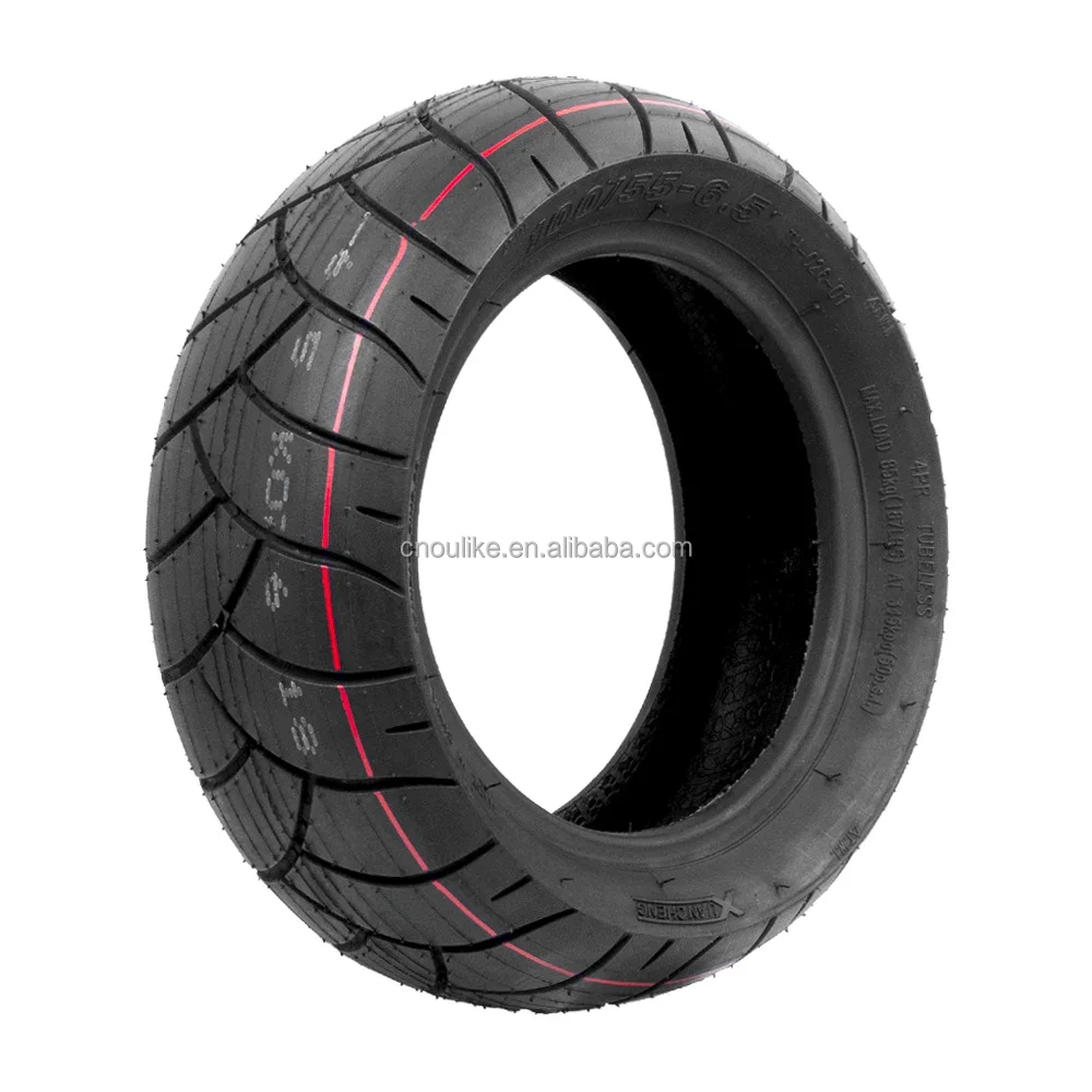 11 Inch 100/55-6.5 Tubeless Tire for Electric Scooter Dualtron Ultra2 THUNDER II Kaabo Wolf Warrior Off-Road Vacuum Tyres