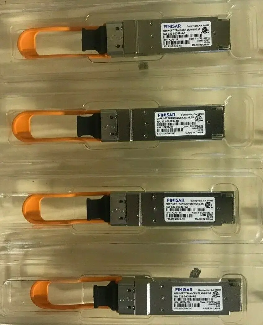 Optical Transceiver Module 40GBASE-SR4 150m Gen4 QSFP+ Optical Transceiver Finisar II-VI FTL410QE4C