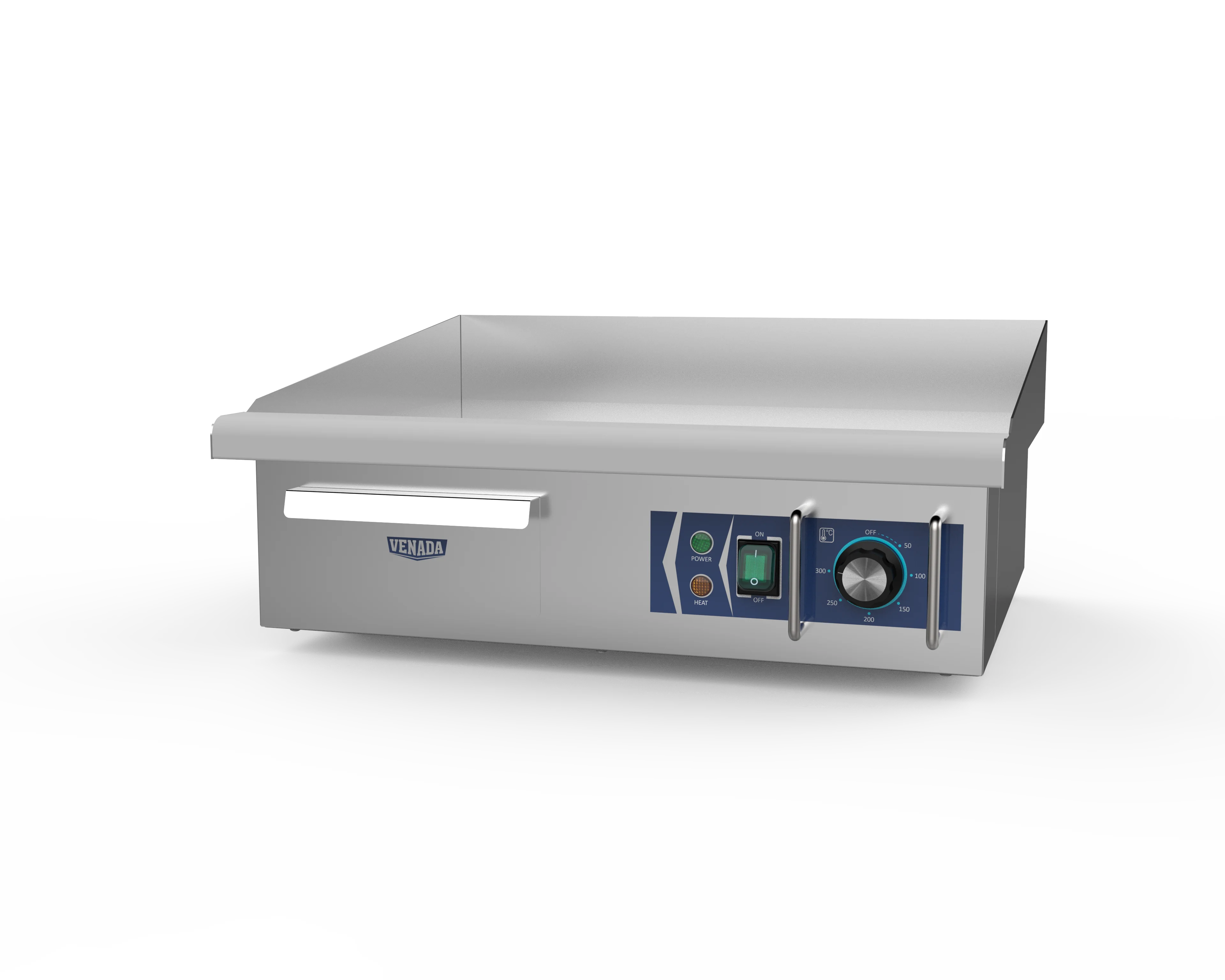 2024 China Supplier Commercial Kitchen Equipment Stainless Steel Large Electric Griddle Cast Iron Griddle