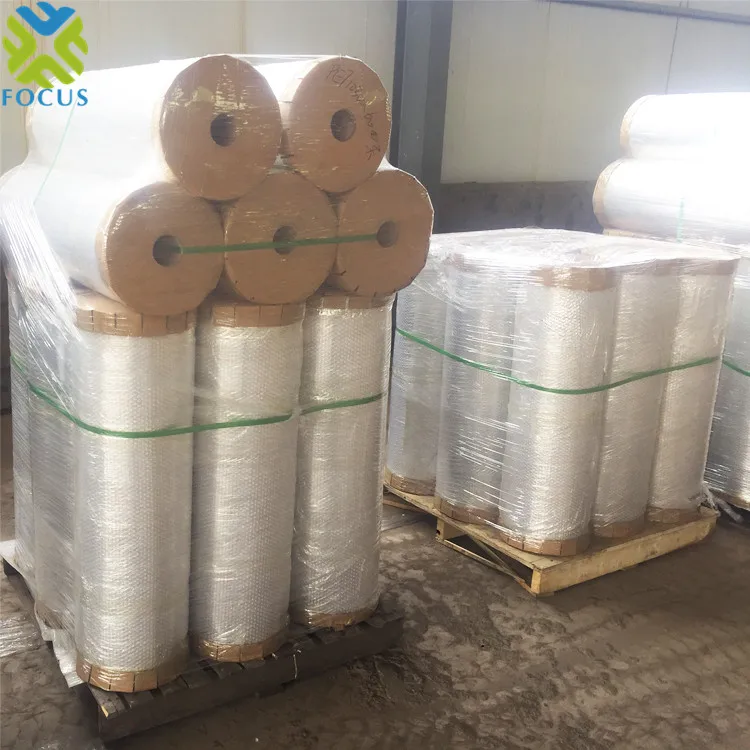 China Laminated PET+PE film High Transparency one sided heat sealing film roll