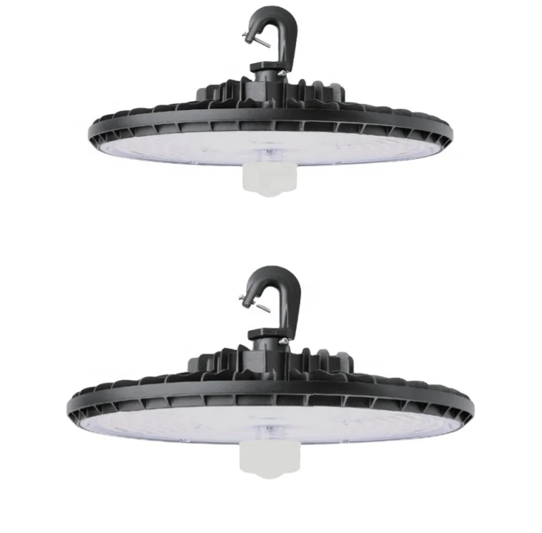 DIP Power CCT Watt selectable led high bay Motion Sensor Super Brightness 100W 150w 200w 250W DLC premium UFO high bay light