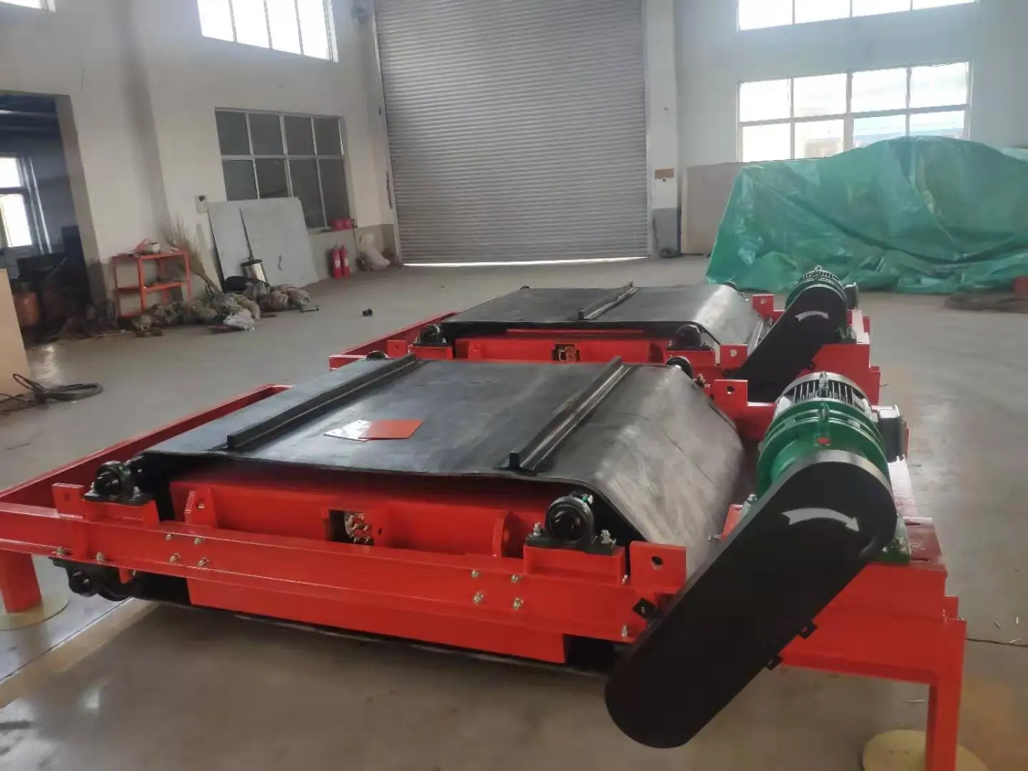 dry RCDD series for dry powder ore removing iron impurity suspended magnetic iron separator