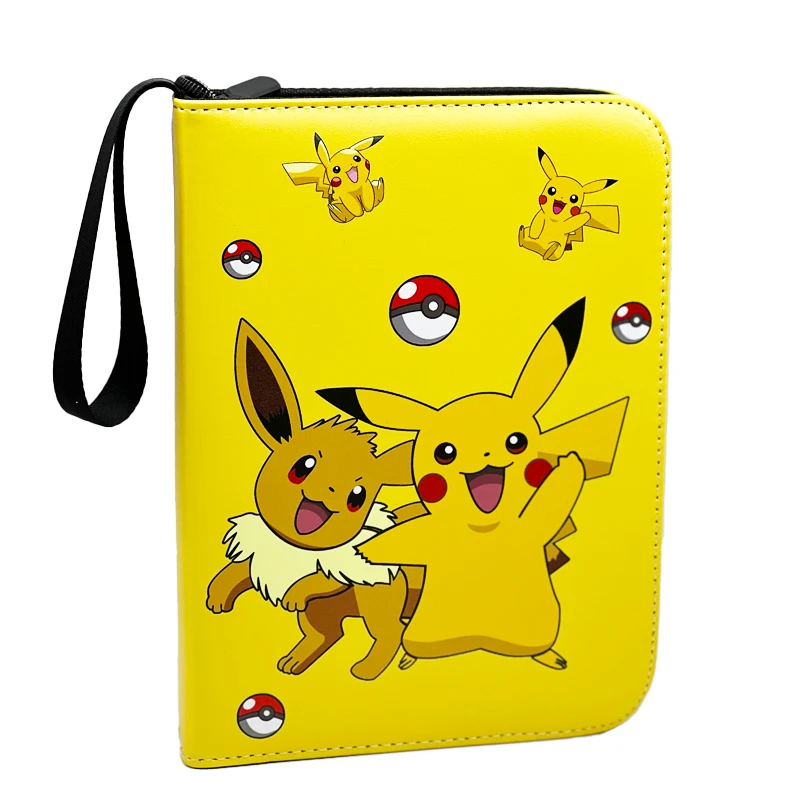 Новинка 2022 альбом для карт Pokemon мультяшный аниме TCG держатель коллекционная папка портативный из ПУ с