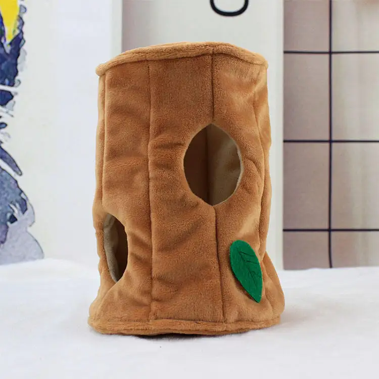 High Quality Bite Resistant Treat Interactive Squirrel Hide And Seek Plush Puzzle Dog Toys