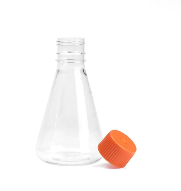 chemistry lab supplies Shake Bottles Sterile Conical Erlenmeyer Shake Flask for Cell Culture