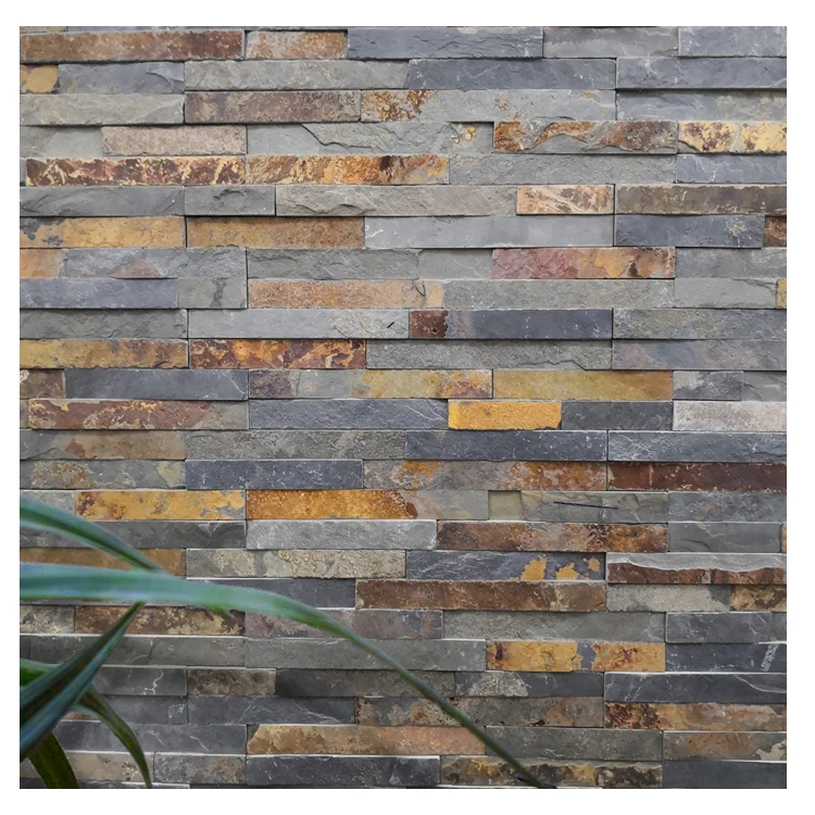 
Китайская ржавая плитка, Внешнее украшение, уличная облицовочная панель, натуральный выступ, многослойный культивационный камень, распродажа, цена, облицовка стен, шифер 