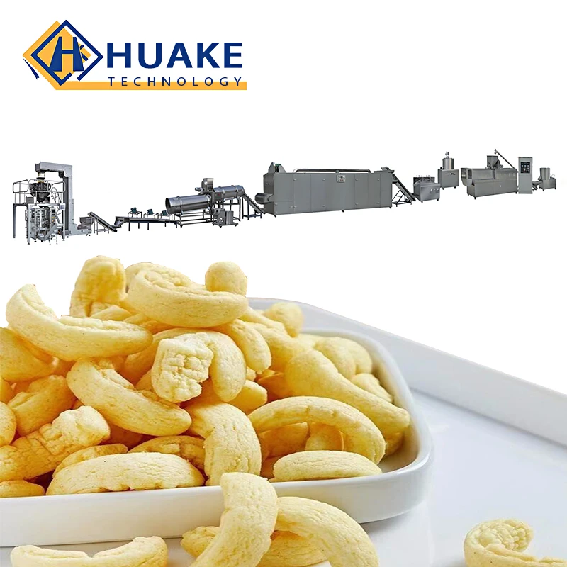 Inflated snacks production machine other snack machines dough indian snacks making machine