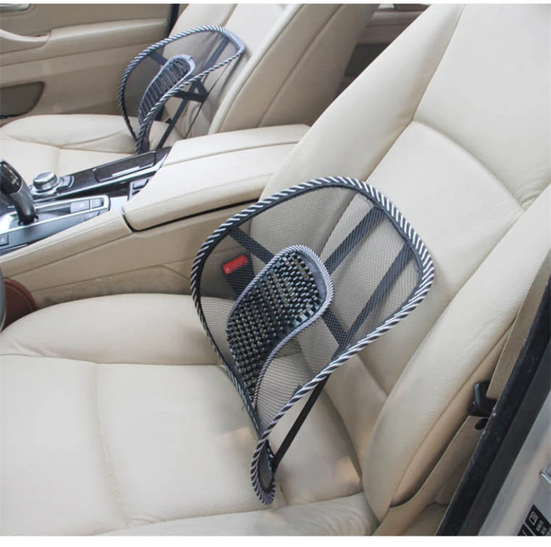 High Elastic Cool Mesh Lumbar Support Chair Seat Cushion Comfortable & Breathable with Sports & Entertainment Features for Cars