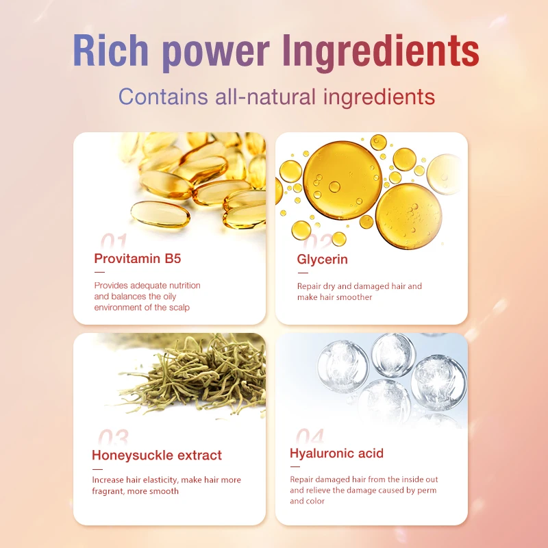 Hot Sale Big Stock Offer Free Sample Hair Color Styling Renew Spray For Curly Hair