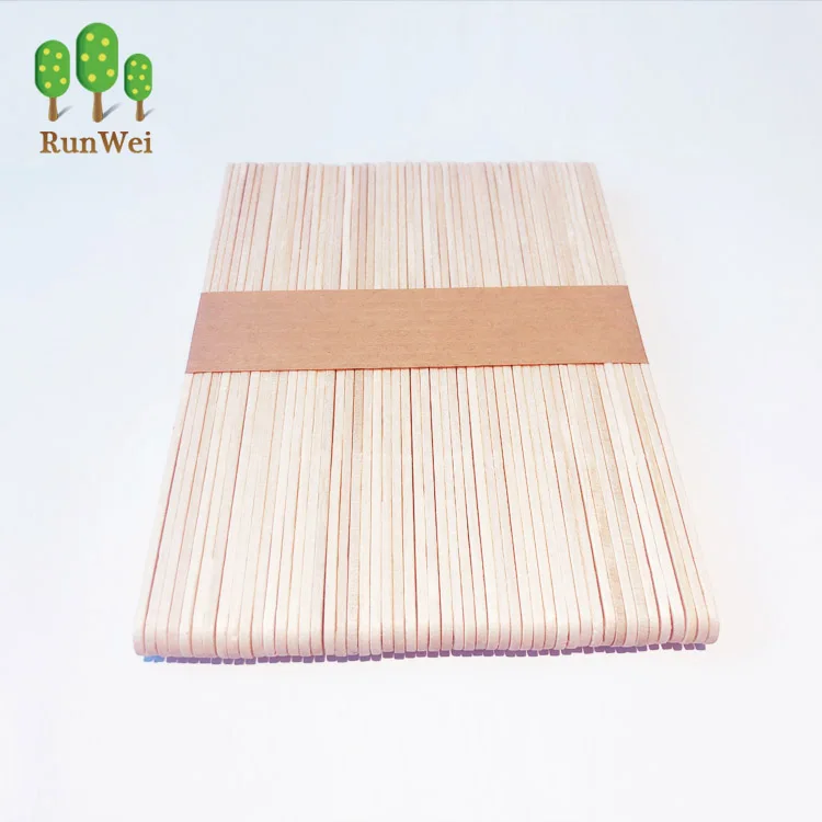 Wholesale wooden popsicle stick/ wooden icecream stick
