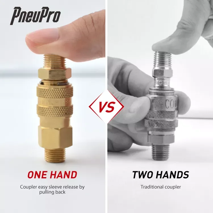 PneuPro(231-1501-00) DN 5 Quick Coupling brass fitting quick coupler compressor medical gas quick coupling male