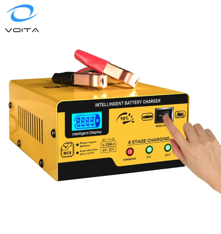 Заводское свинцово-Кислотное зарядное устройство 12VDC 6VDC 10A 15A