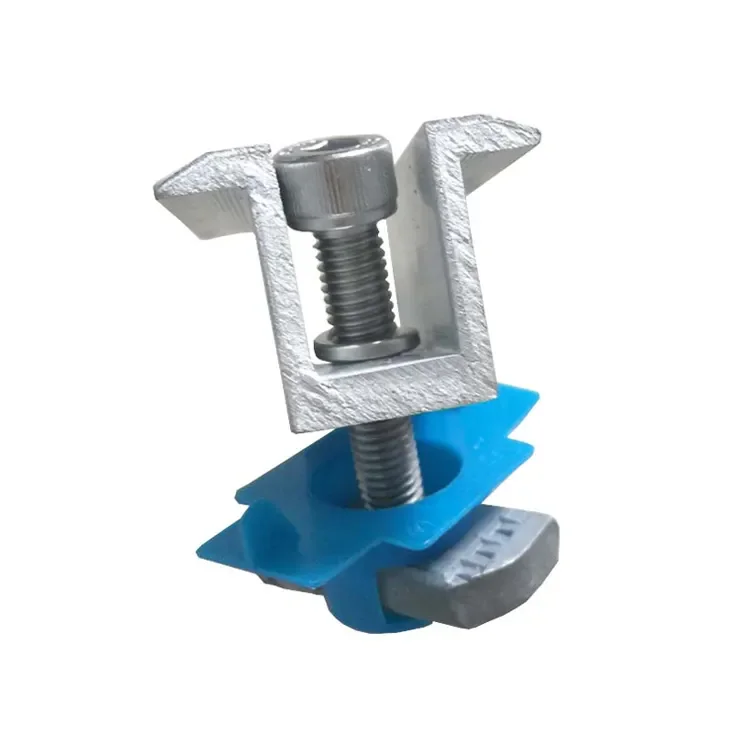 solar mounting accessories end clamps for solar panel mounting  solar mounting panel clamp metal clip for tin roof