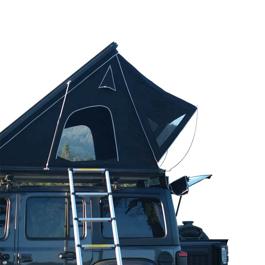 Triangle Super Lightweight Car Roof Top Tent 4x4 Offroad Waterproof Camp Accept Customized Hard Shell Rooftop Tents 4 Person