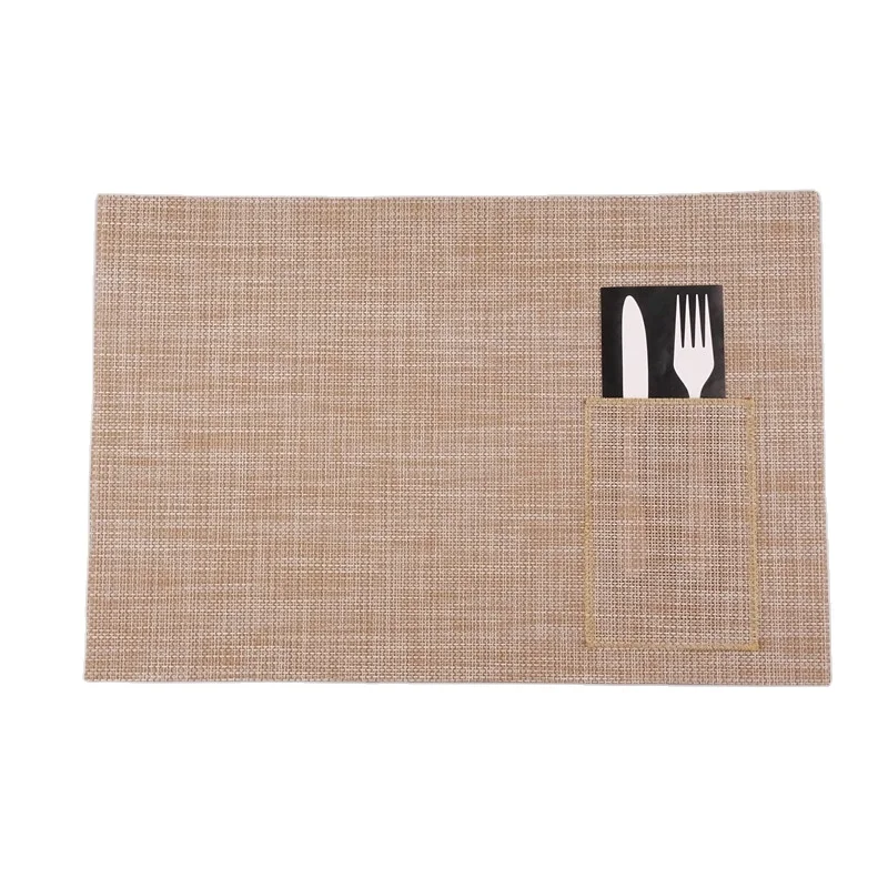heat resistant durable PVC table mat placemat for restaurant