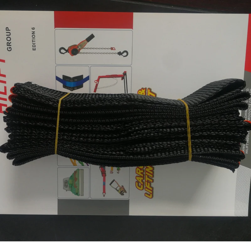 Polyester One Way Slings for Lifting / Car-seat-belt,Crane Lifting Slings 50MM width 20MM length