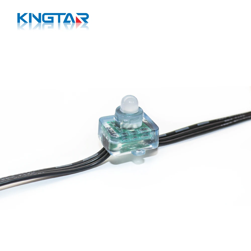 Christmas Pixel Point String Light WS2811 0.3W/0.6W/pcs 12mm Square LED Decorations IP68 Landscape Lighting