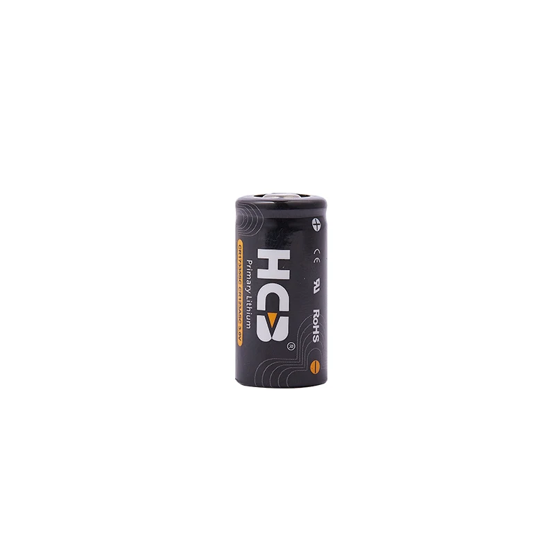 HCB Long Life CR123A 3.0V 2100mAh Lithium MnO2 Primary Battery CR123ASC for Cattle Rumen Bolus and Animal Tracking