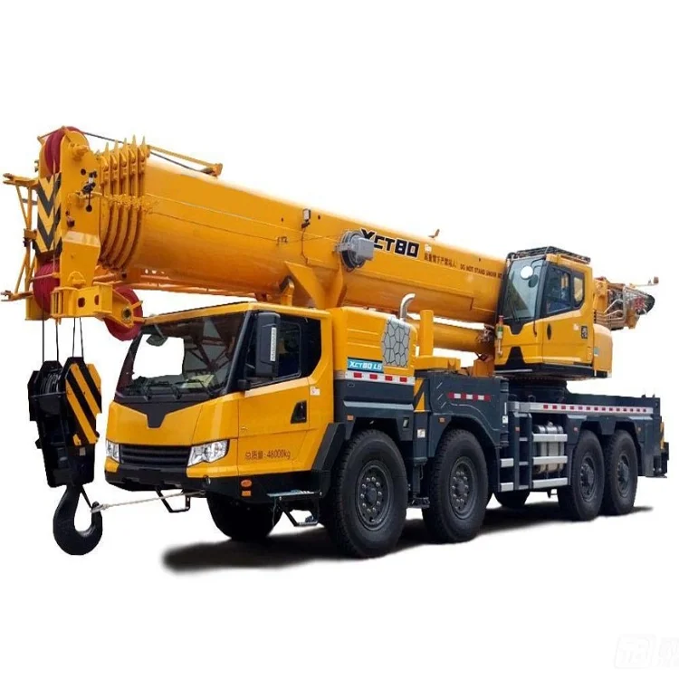 2018 year used 80 ton XCT80L6 heavy-duty machinery and equipment truck crane for building or bridge construction