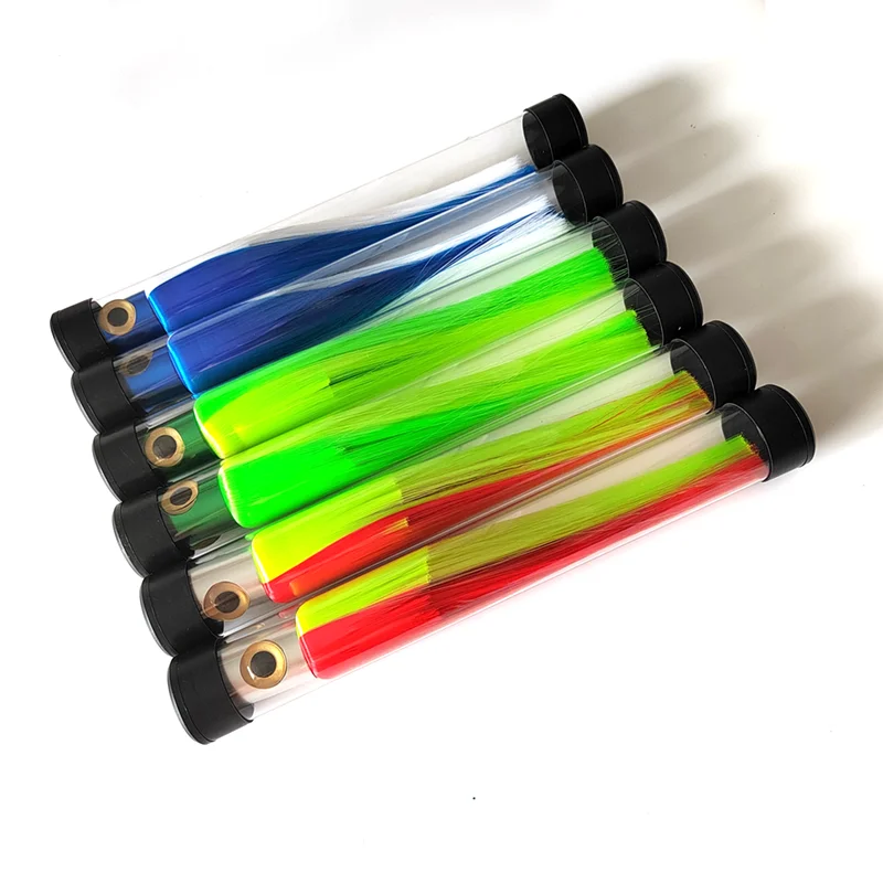 12inch Marlin tuna trolling lure colorful skirt lure big game fishing lure sea fishing