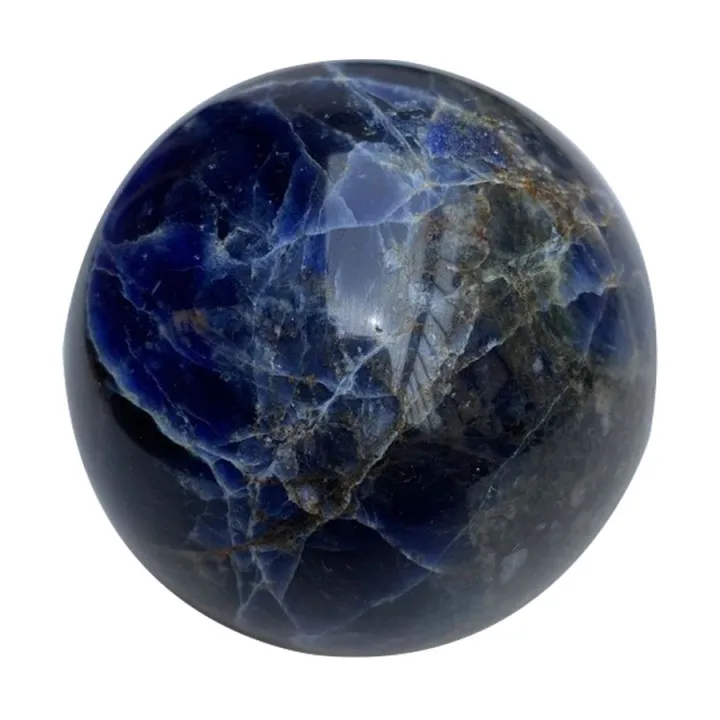 Natural Amethyst Round Single Sodalite Crystal Tower Point  Raw Stone Custom