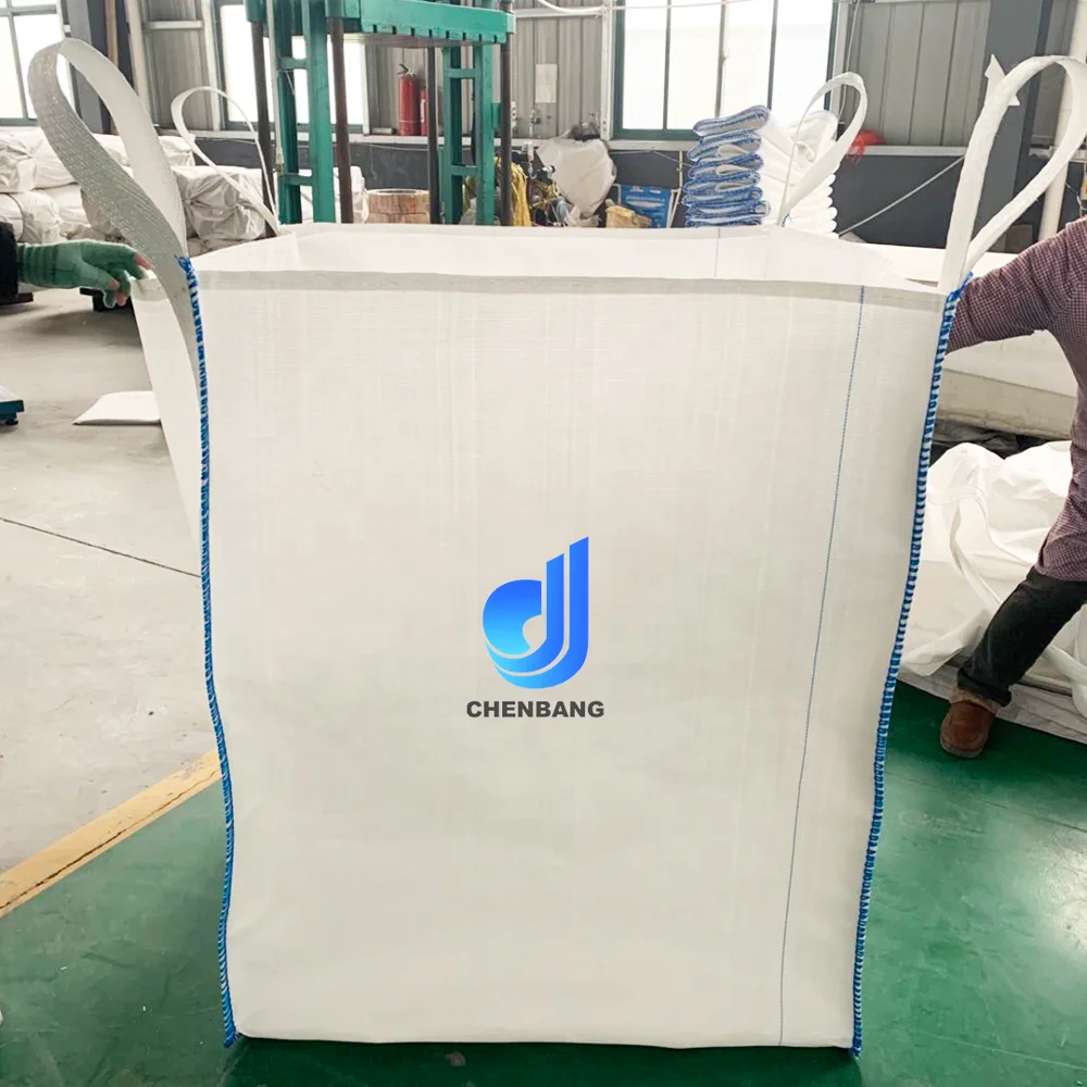Hot sale U+2 panel FIBC bulk bag one Ton jumbo industry bag for Dumpy Builders Garden Rubble Aggregate Sack