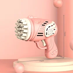 Electric Bubble Machine Gun Toy New Design Automatic Electric 23 Hole Huge Amount Maker Cool Soap Bubble Machine