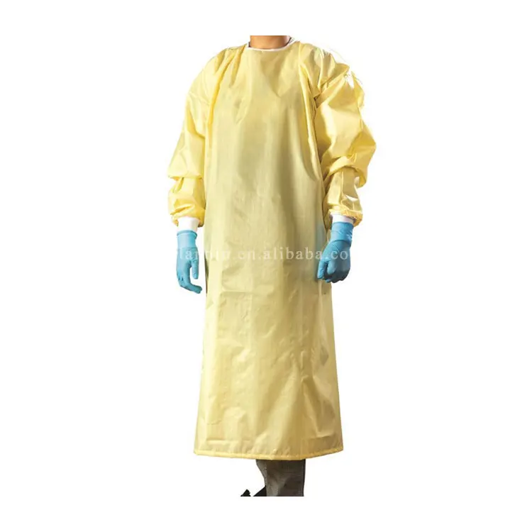 High quality aami level 4 disposable sterile isolation gown surgical waterproof
