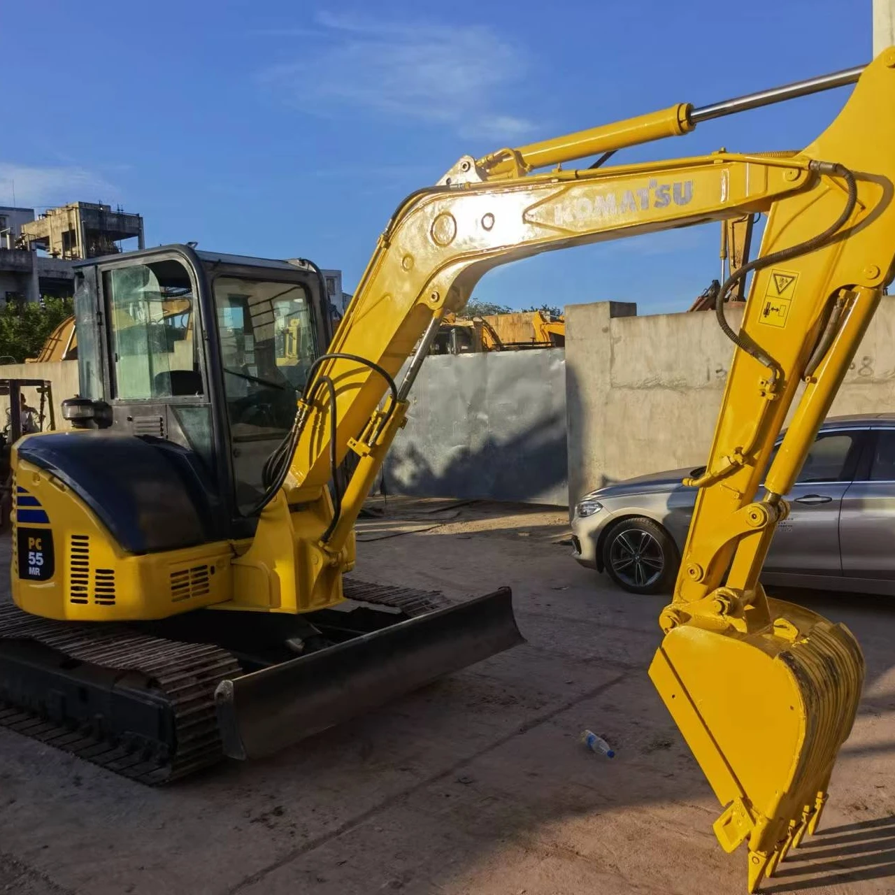 Japan Made Used Mini Excavator Komatsu PC55MR 5Ton Digger Secondhand Komatsu PC55MR Excavator