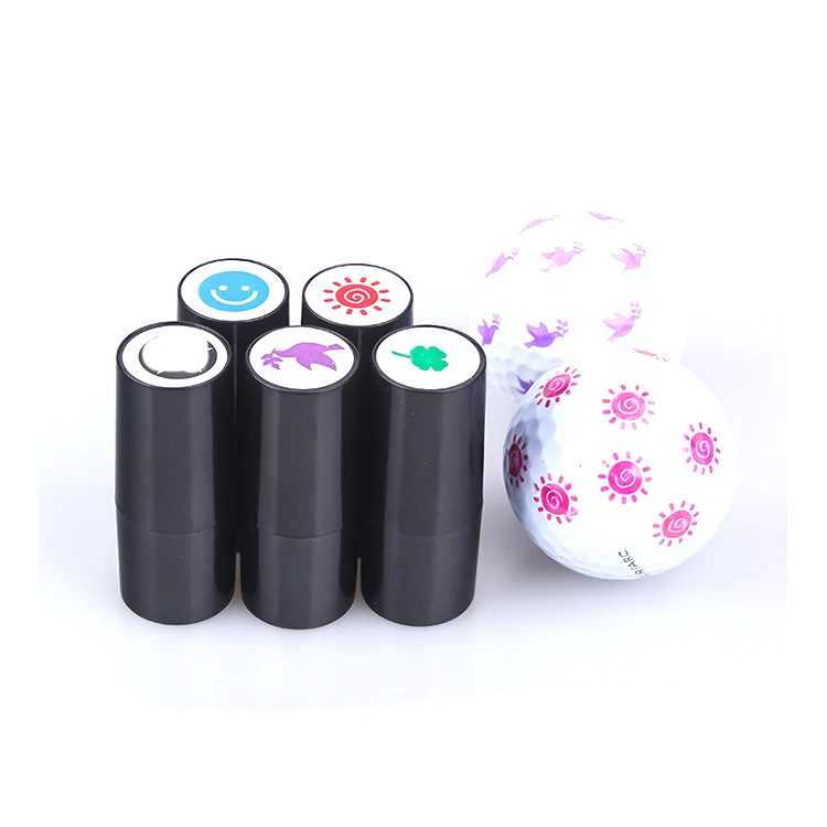 Custom Logo Quick Drying Golf Stamp Self-inking Golf Ball Stamper Marker Golf Accessories