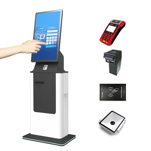 32 inches touch kiosk self payment kiosk bill queuing system kioskself serve atm machine