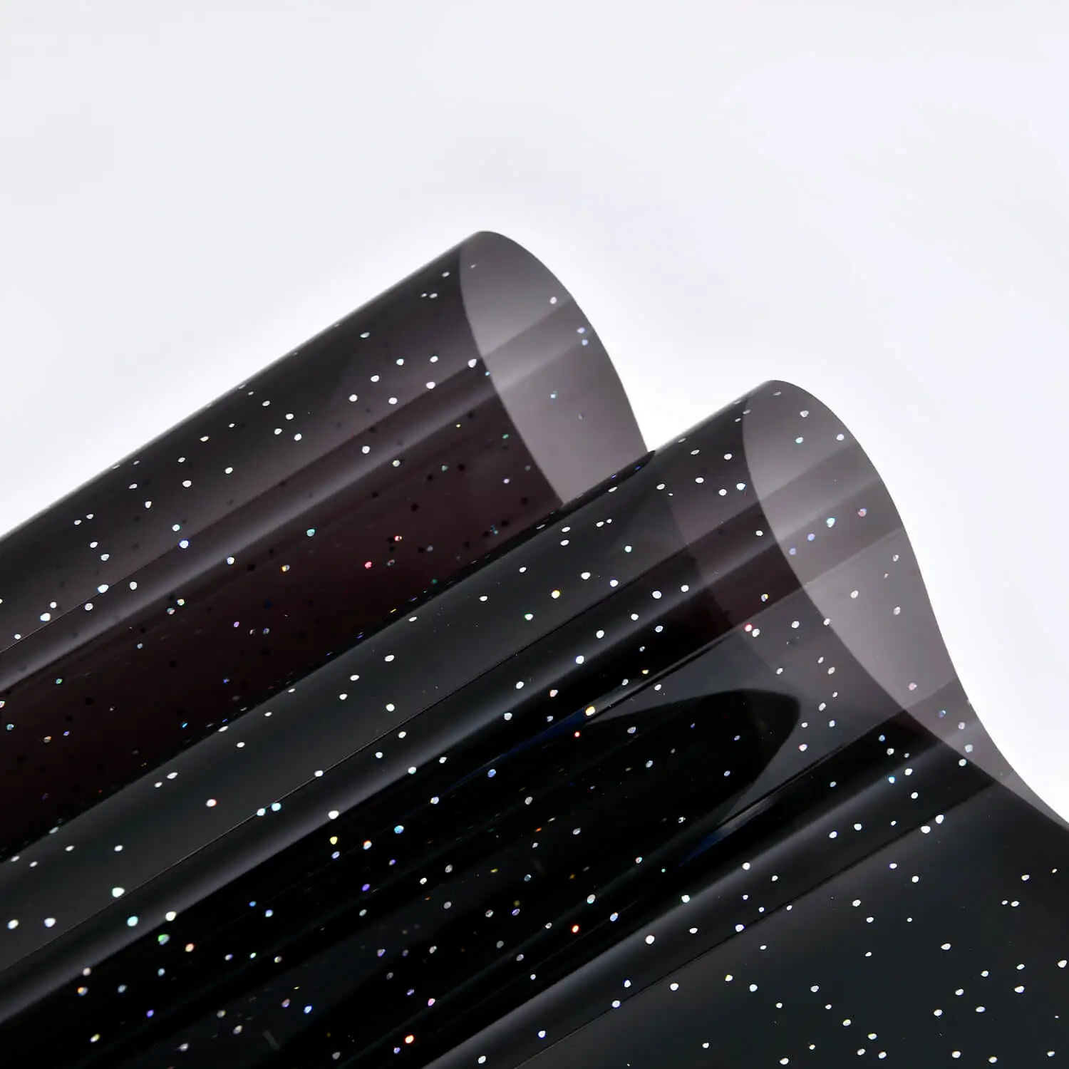 Holographic Laser Silver Starry Night Self-Adhesive film adhesive film Solar Privacy Window Film