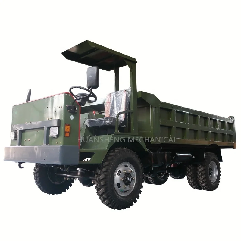 HuanSheng Hydraulic System Truck Dumper 95HP Dumper Mining Truck Mini Dumper Truck 10 TONS