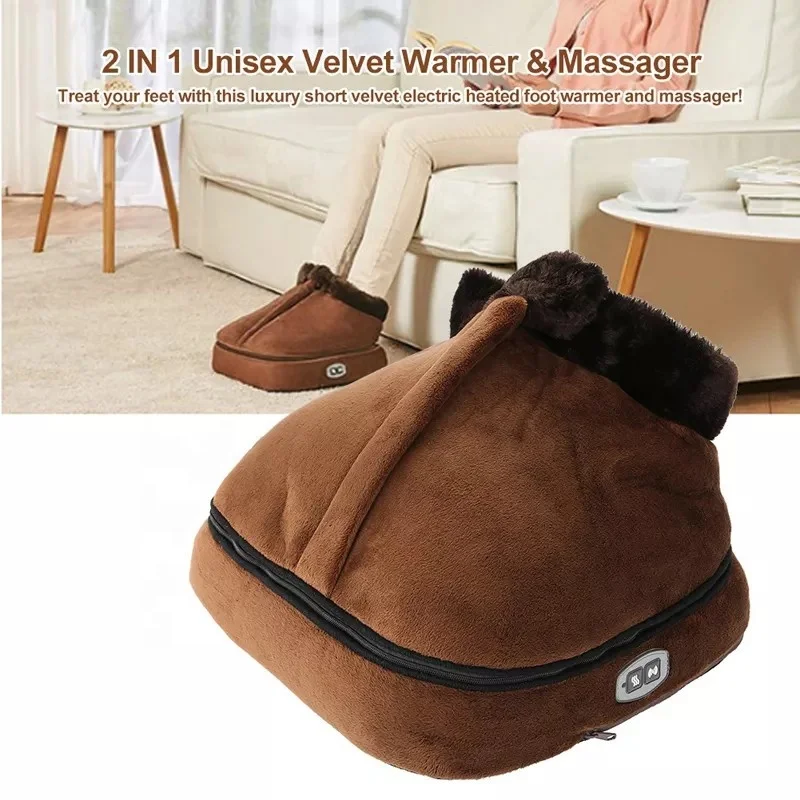 Customized Service Electric Foot Massager Portable Electric Heated Foot Warmer Relax Body Foot