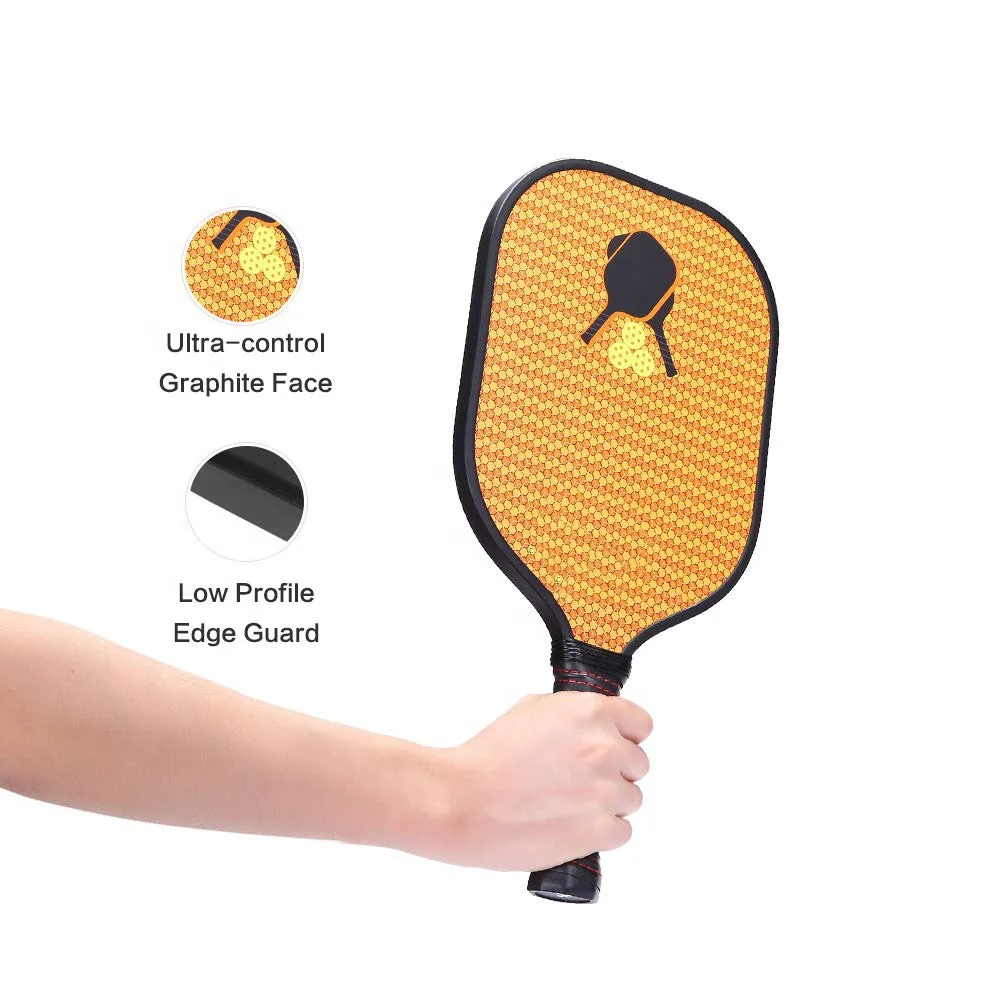 Carbon Fiber Thin Technology Premium No Profile Edge Guard Pickleball Paddles