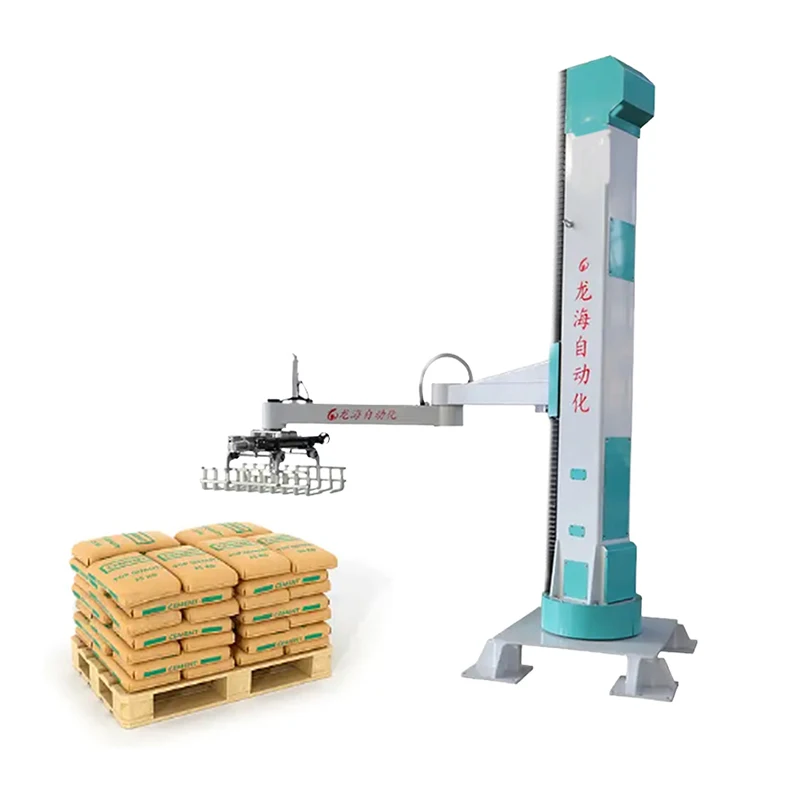 Heavy-Duty Single Column Robot Palletizer for Large-Scale Pallet Stacking