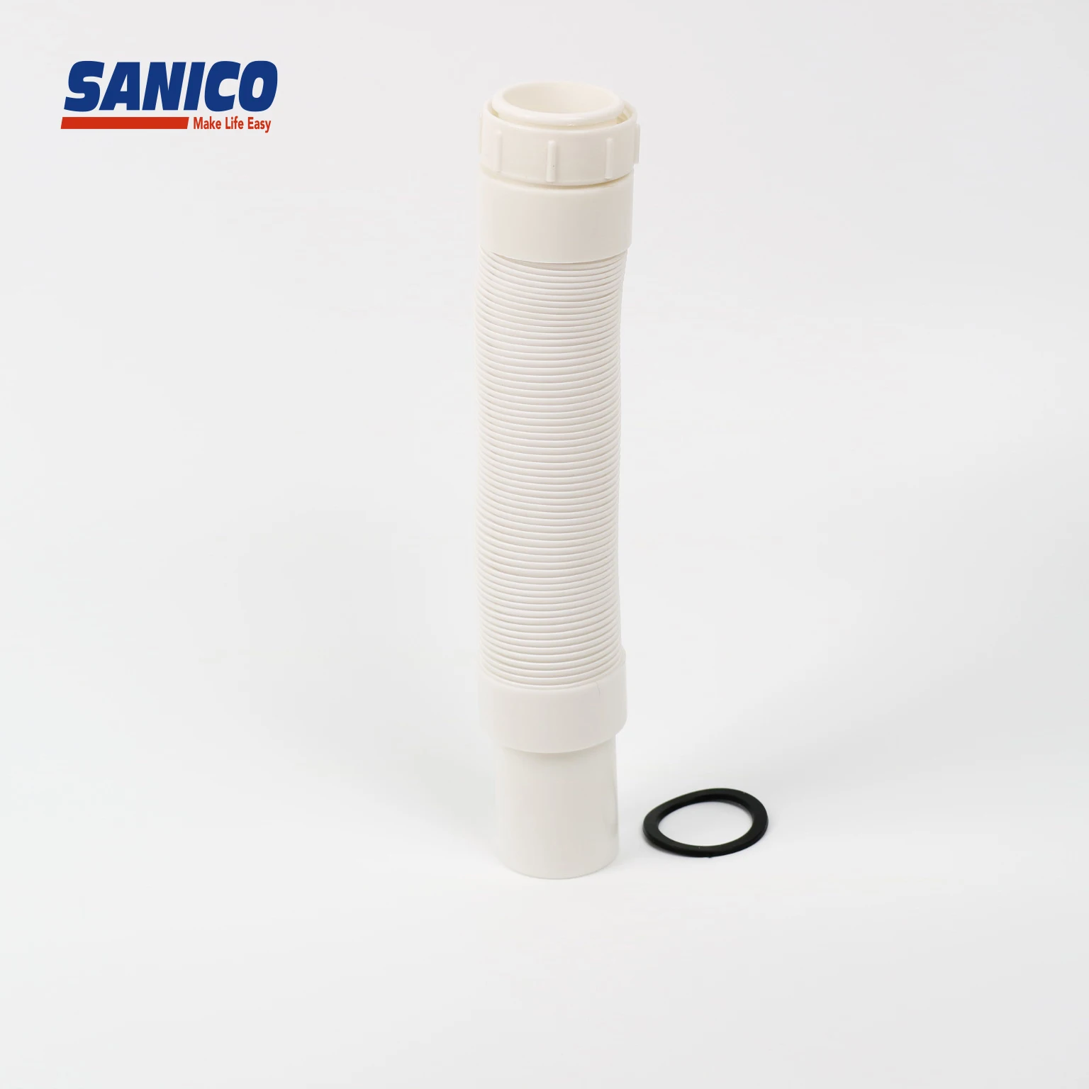 Hot Selling Shower Drainer Waste Pipe Flexible Waste Hose Pvc Water Tray Drain Floor