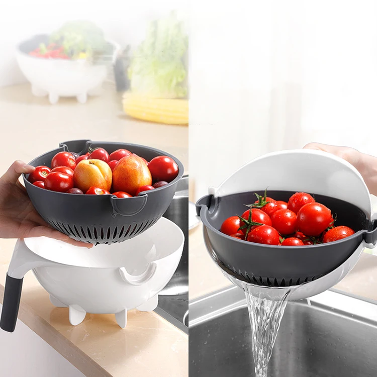 Multifunction Manual 9 In 1 Vegetable Slicer With Drain Basket Vegetable Chopper Portable Vegetable Fruits Cutter