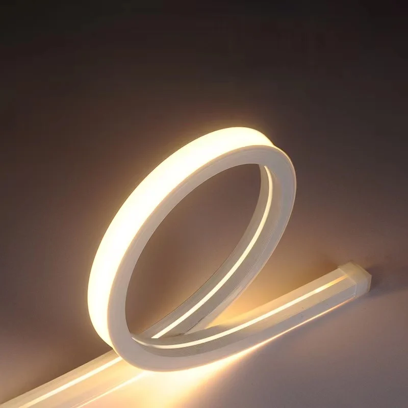 Drop Shipping Custom DC12V SMD 2835 Waterproof Silicon Flexible LED Neon Strip Light for home decor