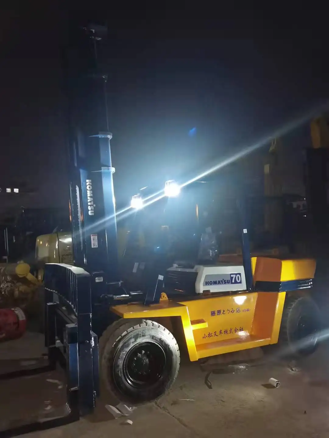 good quality used komatsu 70 forklift 7 tons forklift for sale in China original
