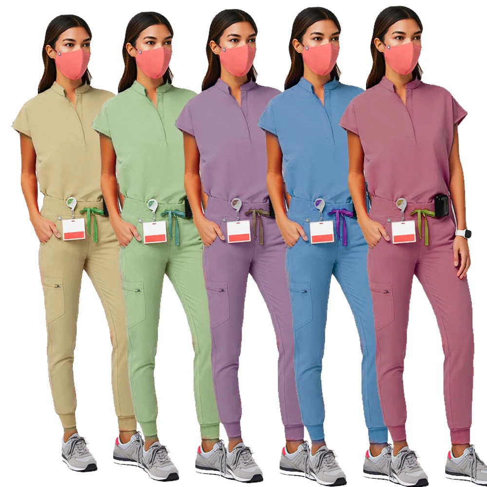 OEM Service High Quality Scrubs Medical Uniforms Fashion Uniformes Medicos Nurse Medical Uniforms with Logo